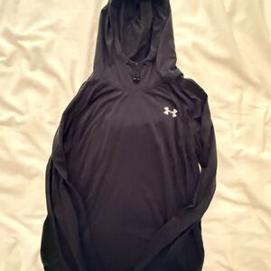 Under Armour Black Workout Hoodie with Logo